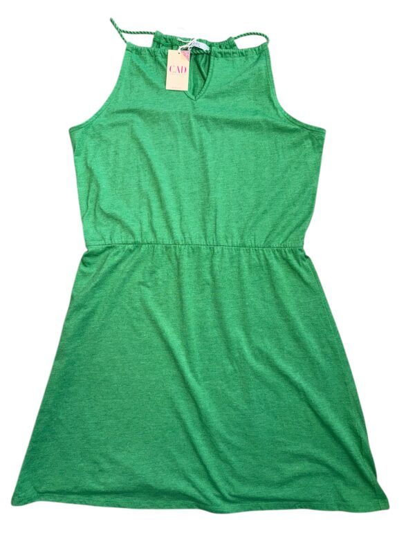 Vestido verde EDC sin mangas 102cm busto