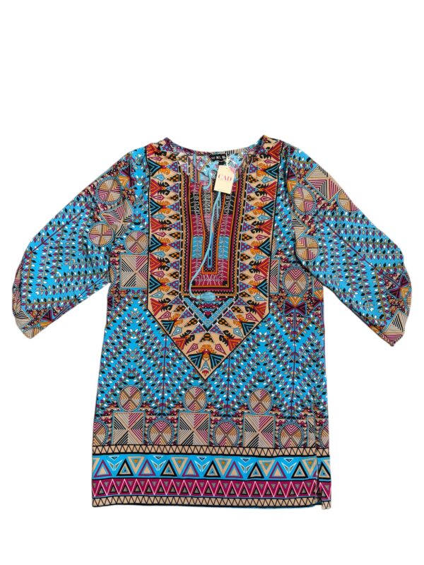 Bluson en tonos azul, rojo, naranjo, fucsia y negro NLW Talla L 100cm busto