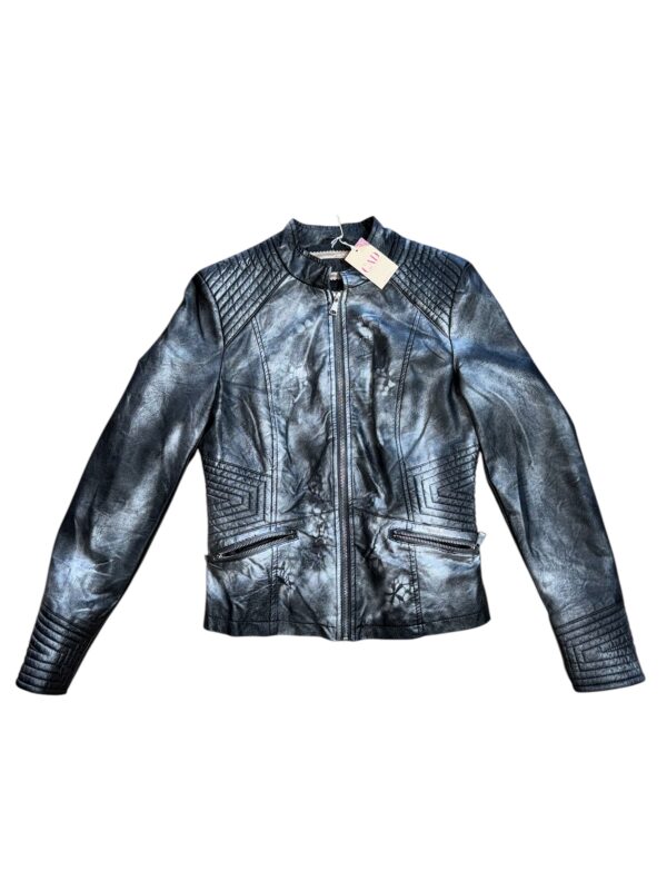 Chaqueta del diseñador Jorge Bejar grafito /plata diseño, S